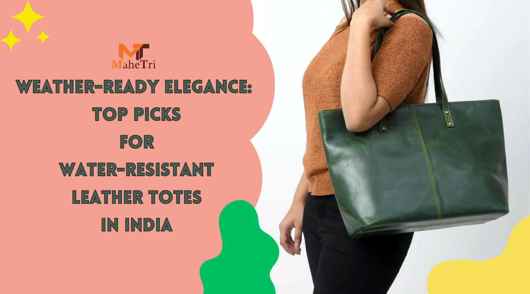 Weather-Ready Elegance:  Top Picks  for  Water-Resistant  Leather Totes  in India