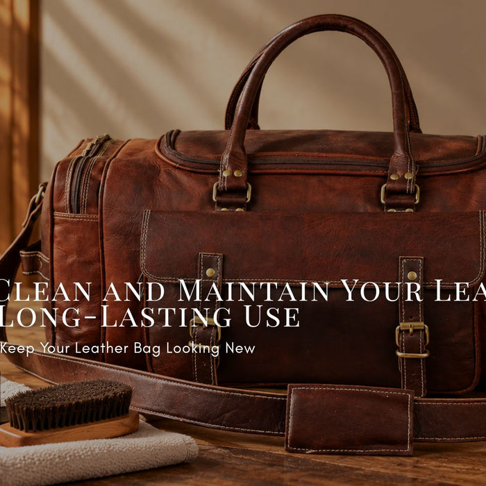 How to Clean and Maintain Your Leather Bag for Long-Lasting Use