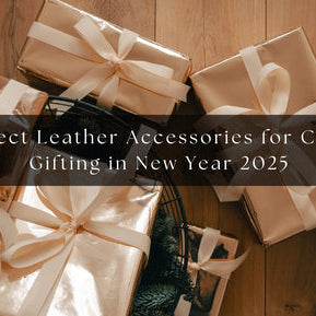 The Perfect Leather Accessories for Corporate Gifting in New Year 2025