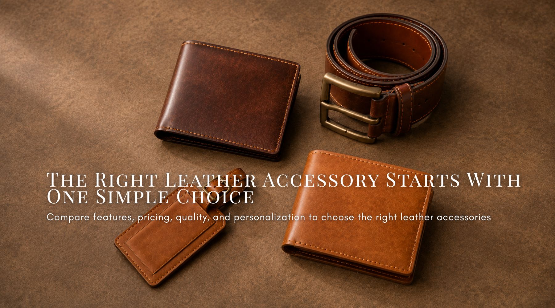 The Right Leather Accessory Starts With One Simple Choice