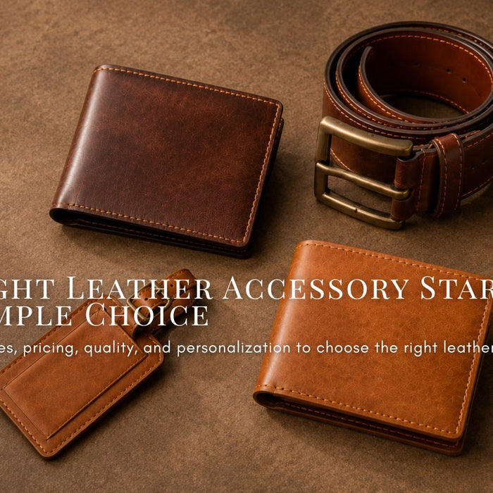 The Right Leather Accessory Starts With One Simple Choice
