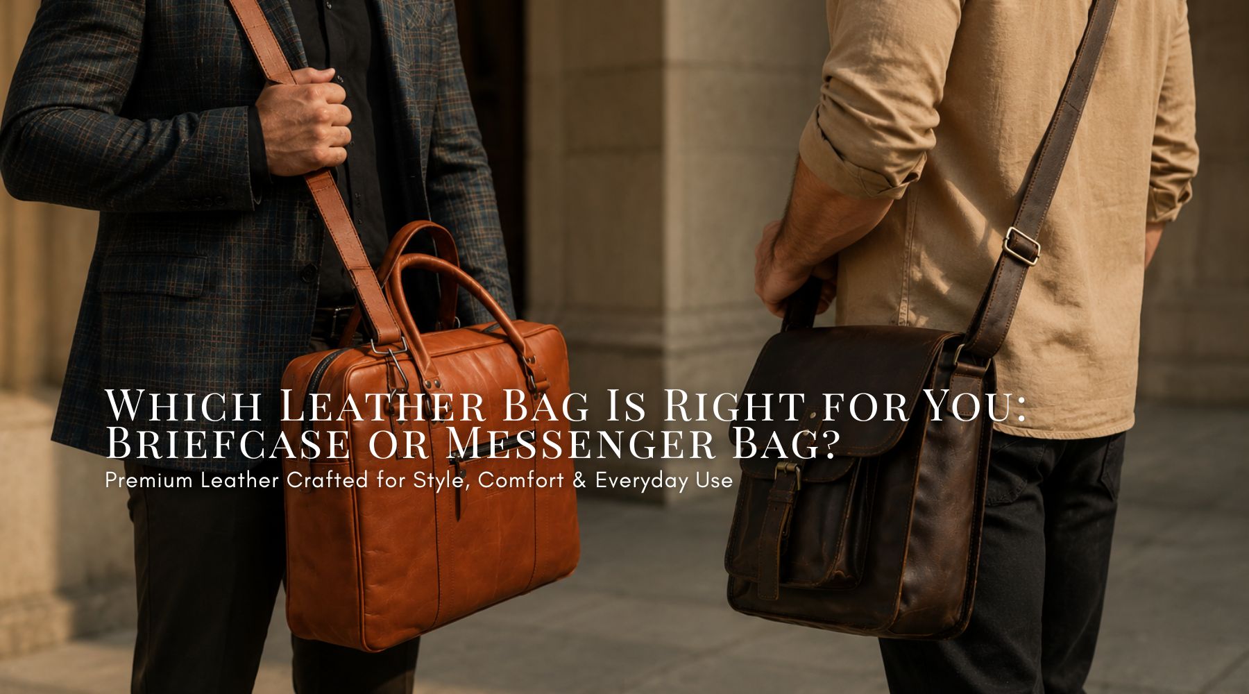 Which Leather Bag Is Right for You: Briefcase or Messenger Bag?