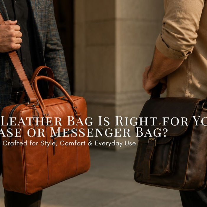 Which Leather Bag Is Right for You: Briefcase or Messenger Bag?