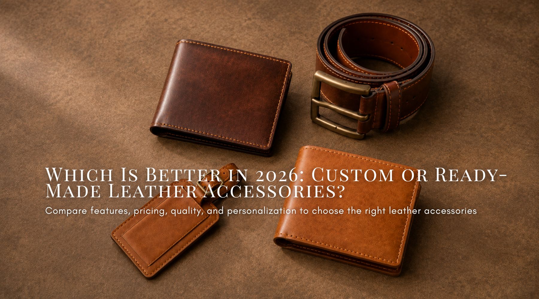Which Is Better in 2026: Custom or Ready-Made Leather Accessories?