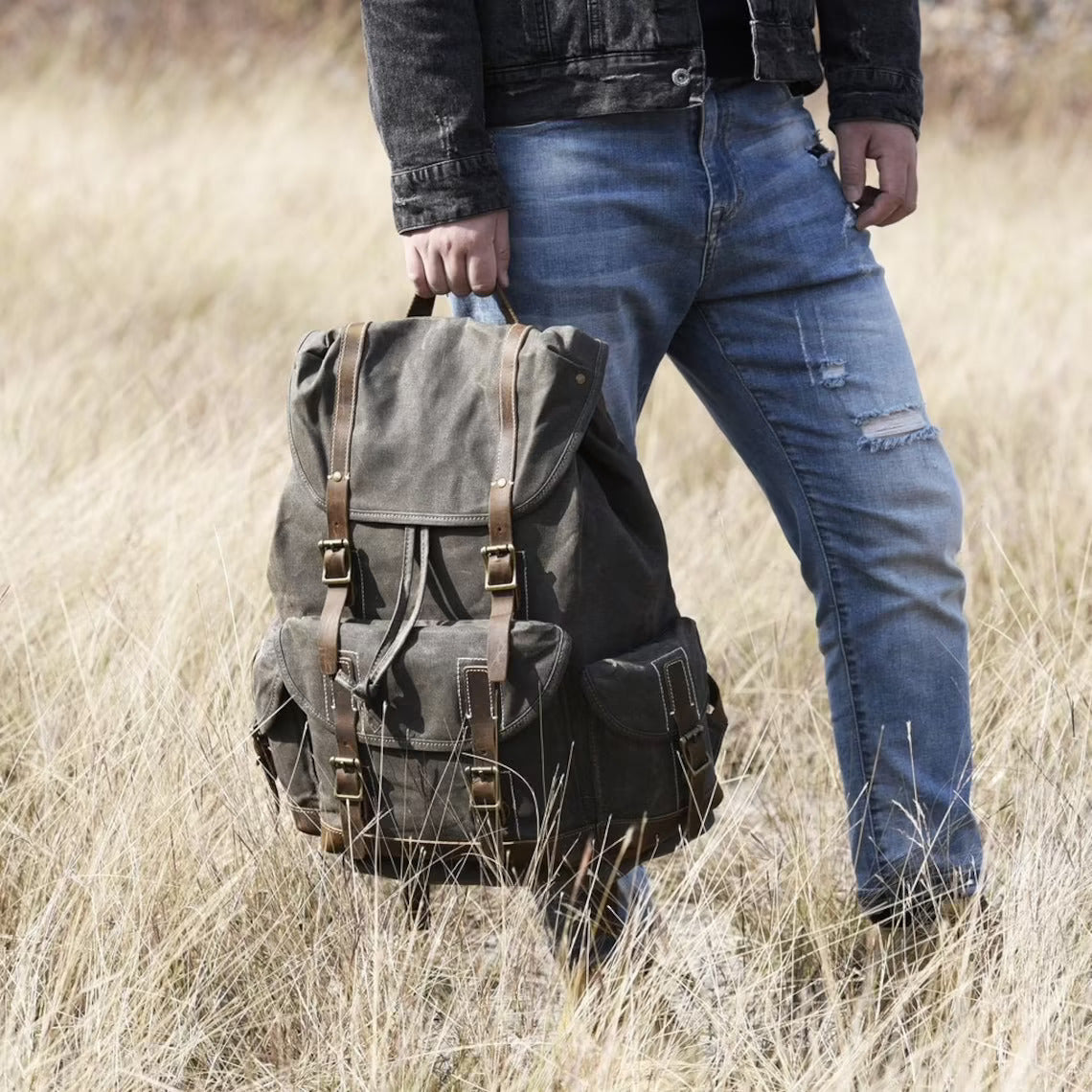canvas leather backpack online india Miu Miu and | Buy in | Miu Miu Perfect for day Canvas Backpack for Men and