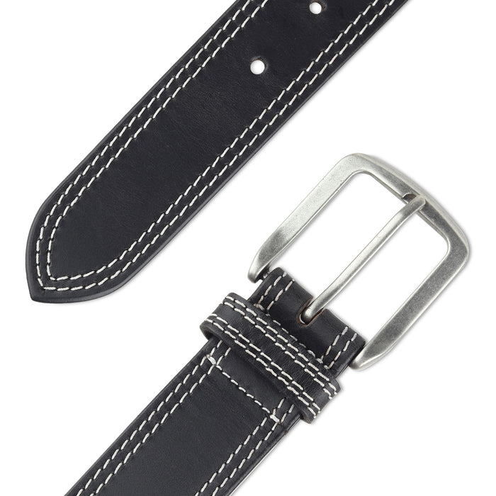 Midnight Ranger Black Leather Belt