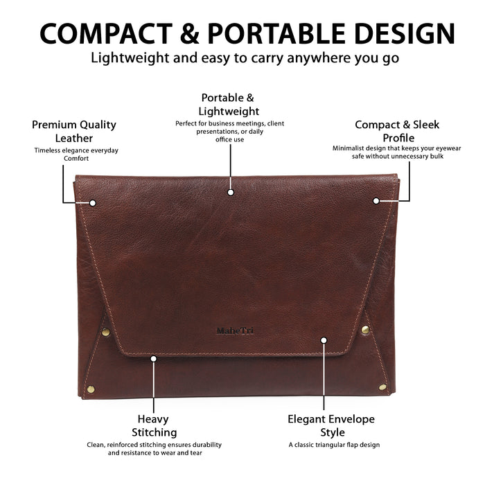 Urban Craft Leather Laptop Sleeve Combo