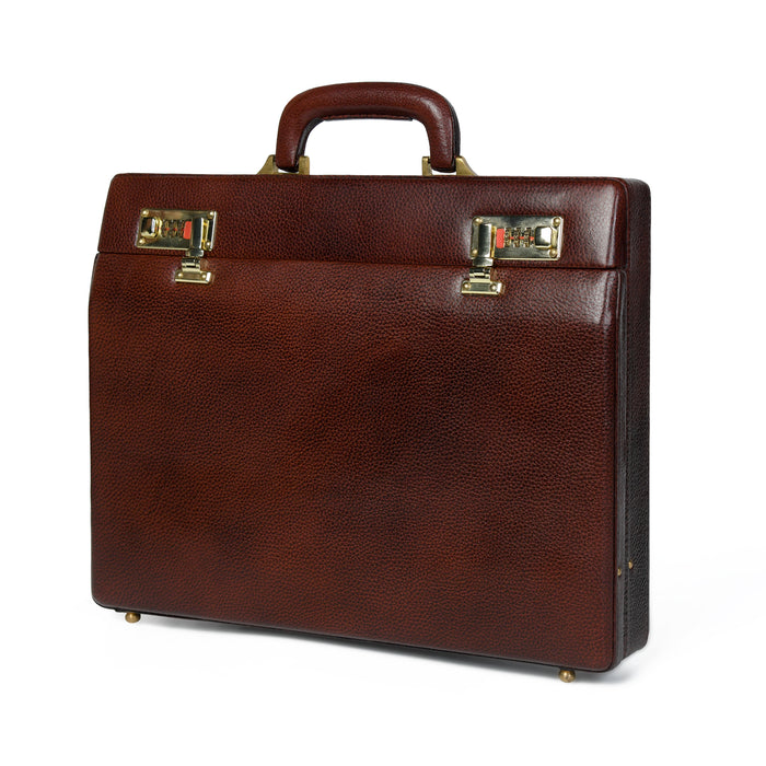 Rich Brown Office Suitcase