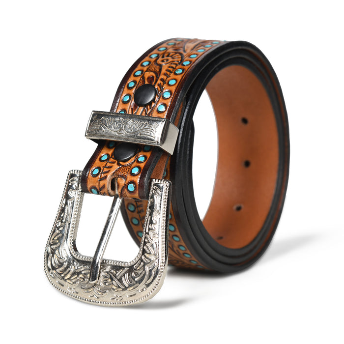 Designer Western Leather Belt