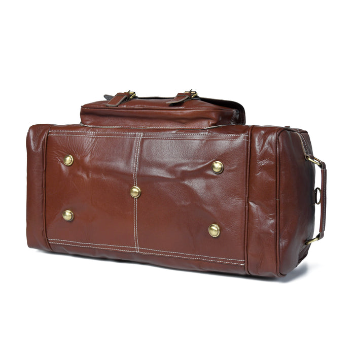 Genuine Leather Travel Duffle Bag
