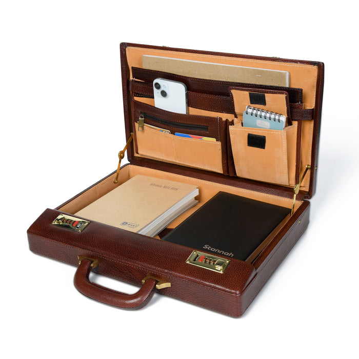 Rich Brown Office Suitcase