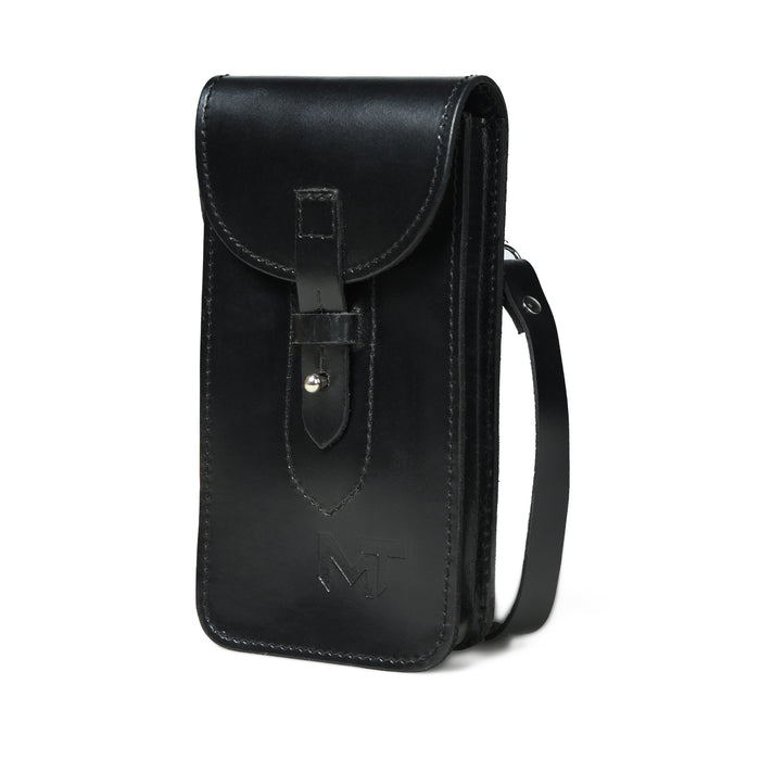 Cocoa Black Mobile Case With Strap