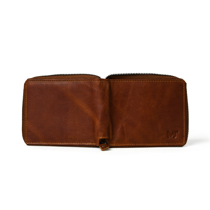 Adams Bi-Fold Wallet- Walnut Brown