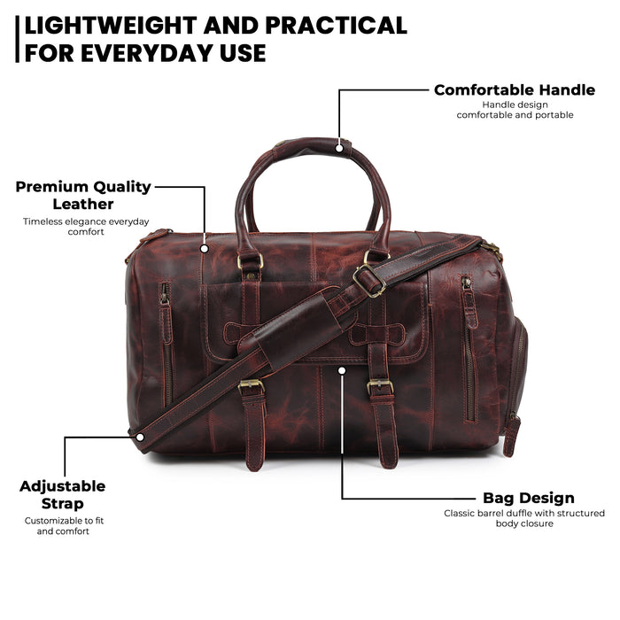 Sinclair Buffalo Duffle with Shoe Compartment