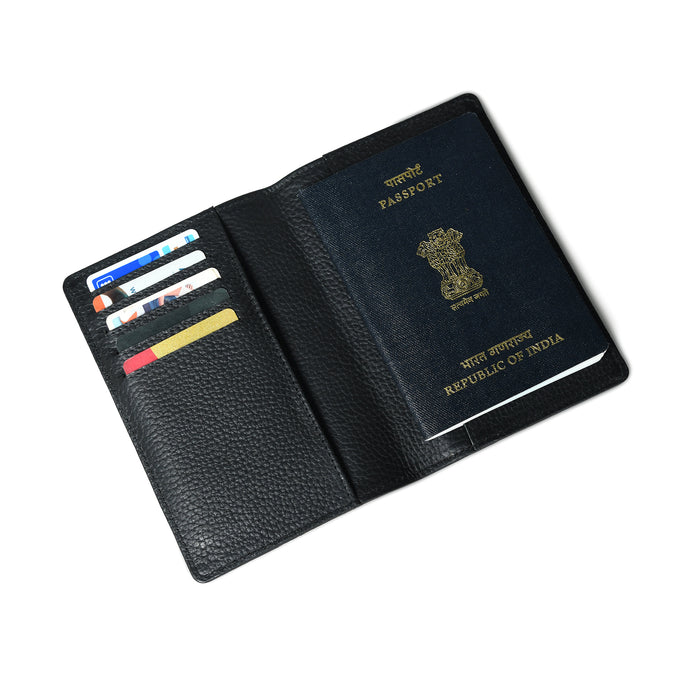 Adam Black Passport Holder