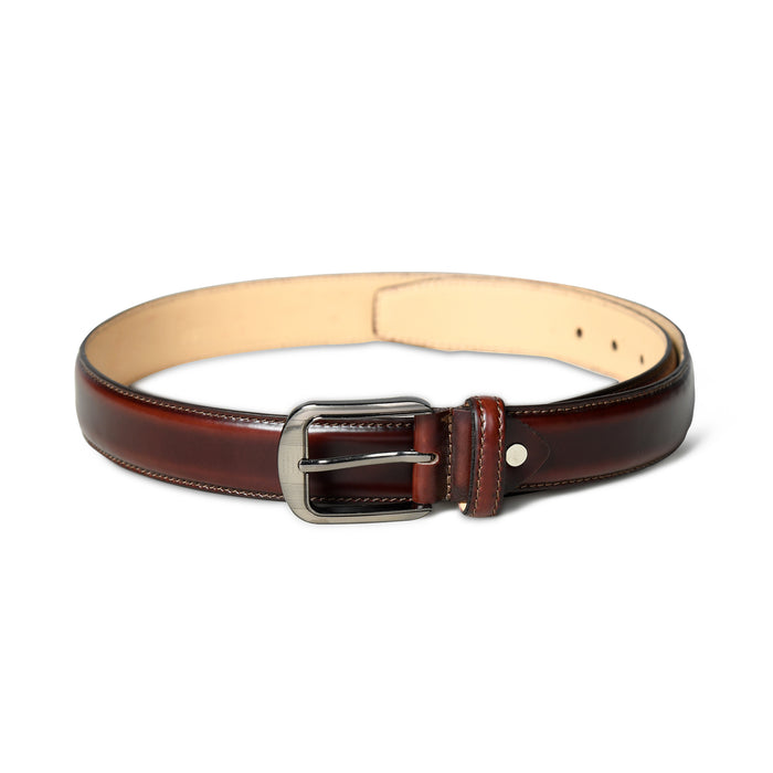 Eclipse Brown Leather Belt
