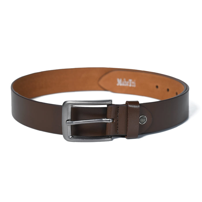 Classic Formal Brown Leather Belt