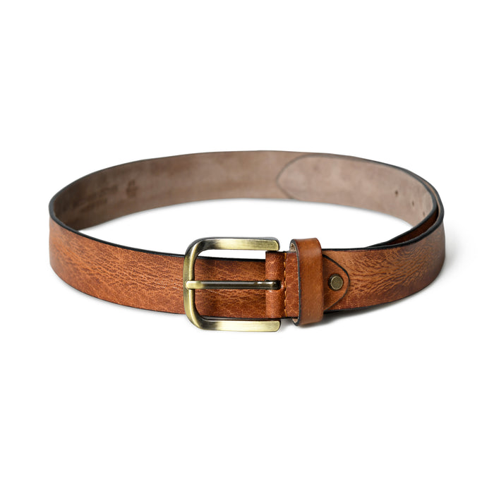 Formal Tan Leather Belt for Men