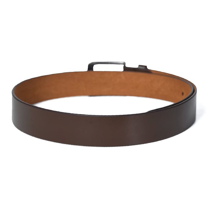 Classic Formal Brown Leather Belt