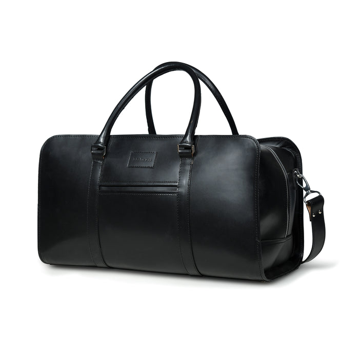 Metro Flair Black Solid Duffle