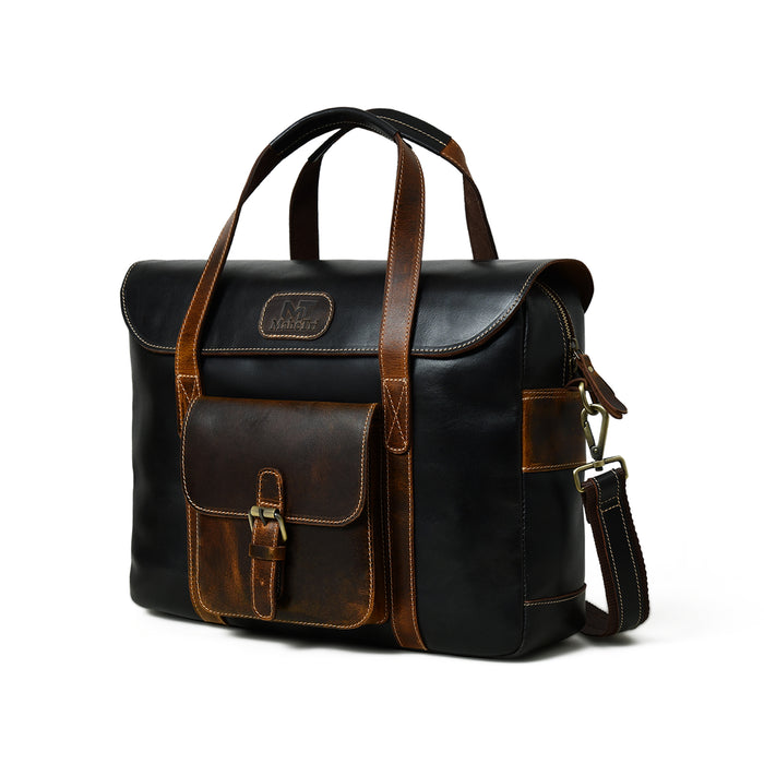 Walker Buffalo Leather Office Travel Bag