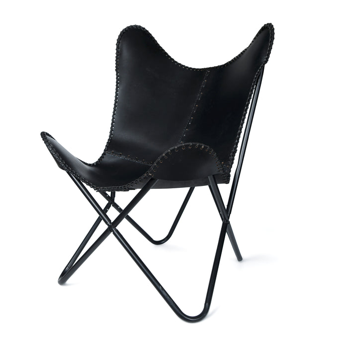 Jet Black Butterfly Chair