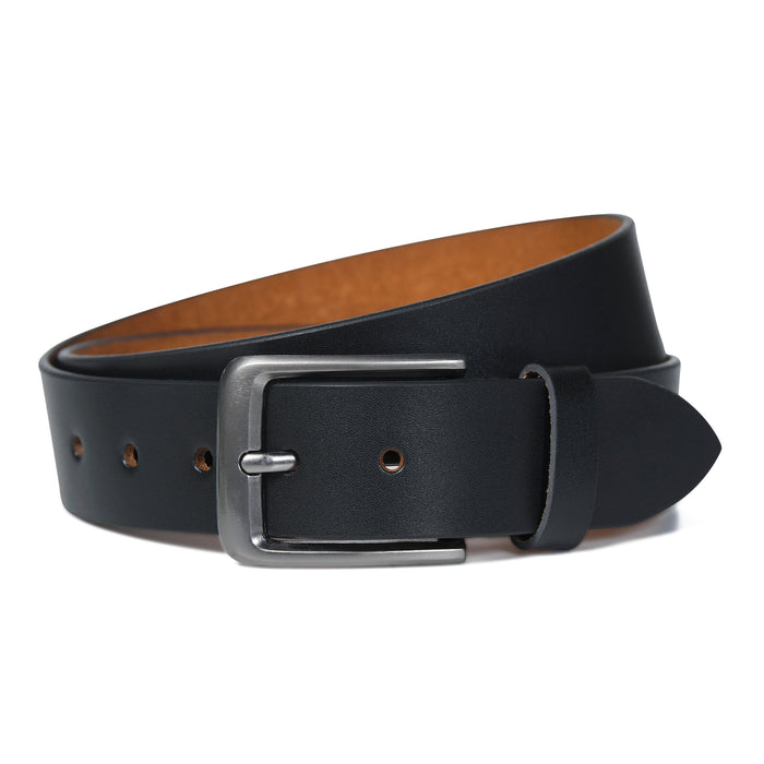 Classic Formal Black Leather Belt