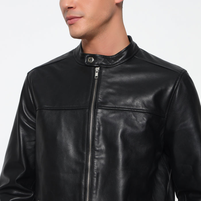 Prime Black Biker's Men Jacket