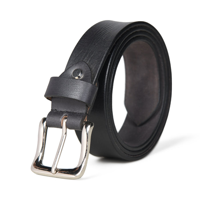 Genuine Black Leather Belt