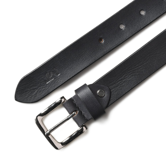 Genuine Black Leather Belt