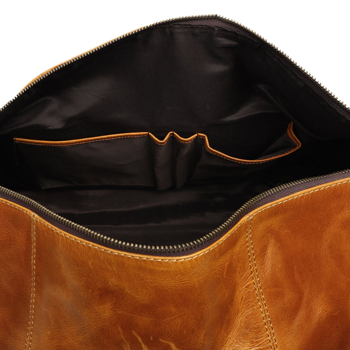 Hudson Leather Duffle Bag