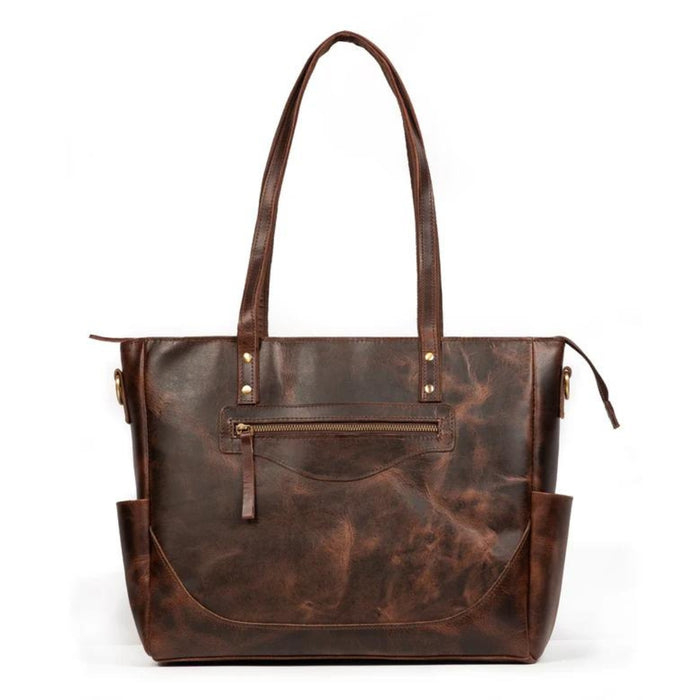 Luxury Kodiak Tote - Dark Brown