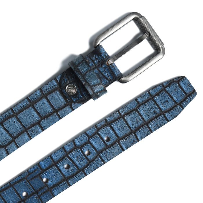 Pebble Style Leather Belt