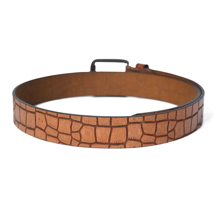 Pebble Style Leather Belt