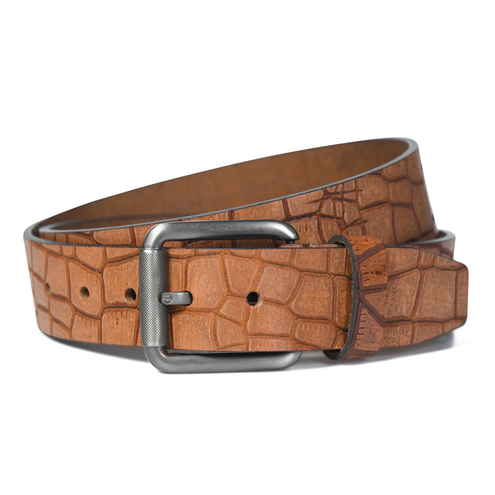 Pebble Style Leather Belt