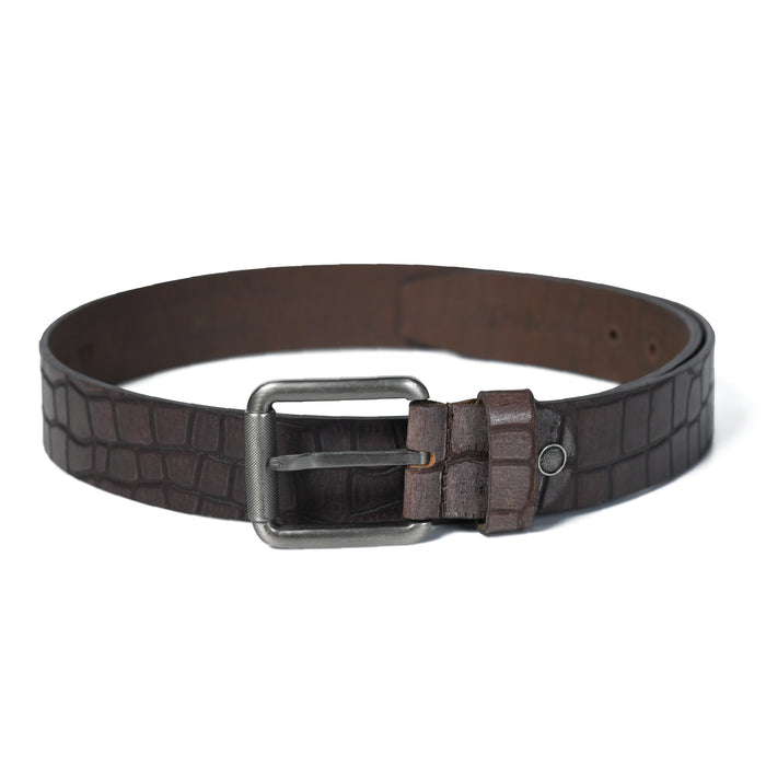 Pebble Style Leather Belt