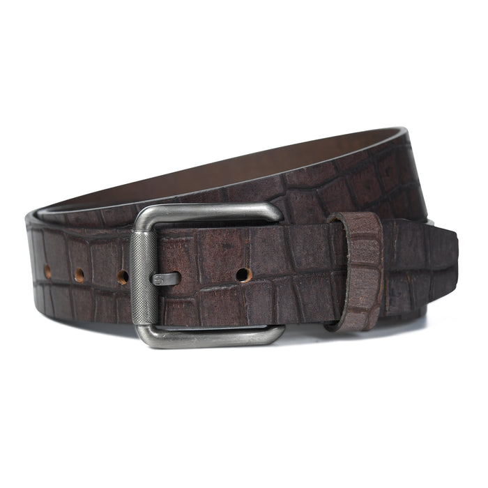 Pebble Style Leather Belt