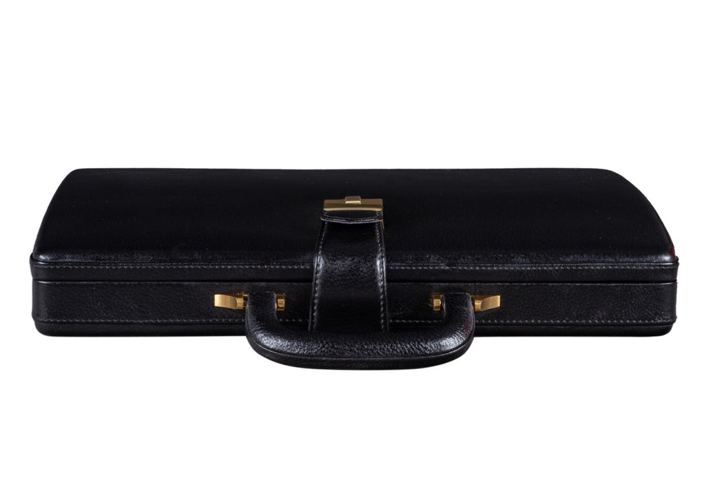 Leather Executive Men's Leather Attache Briefcase