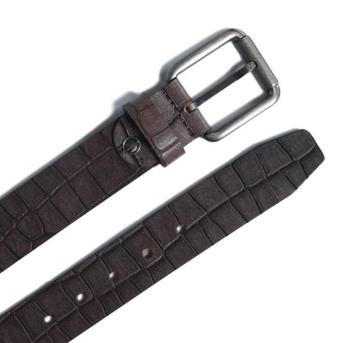 Pebble Style Leather Belt