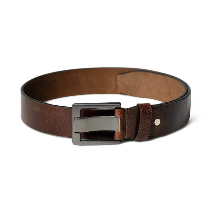 Timberline Dark Brown Leather Belt