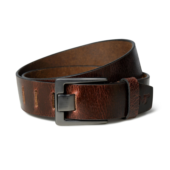 Timberline Dark Brown Leather Belt