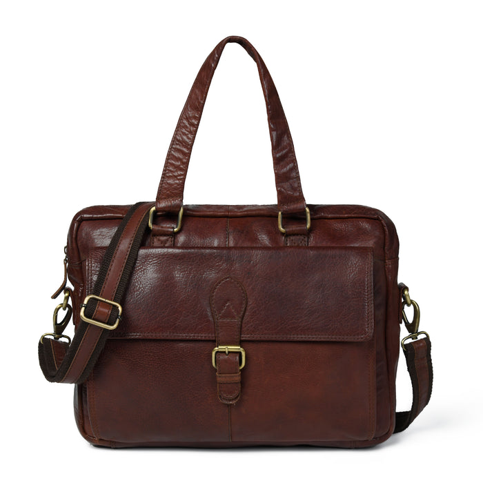 The Modern Briefcase Brown