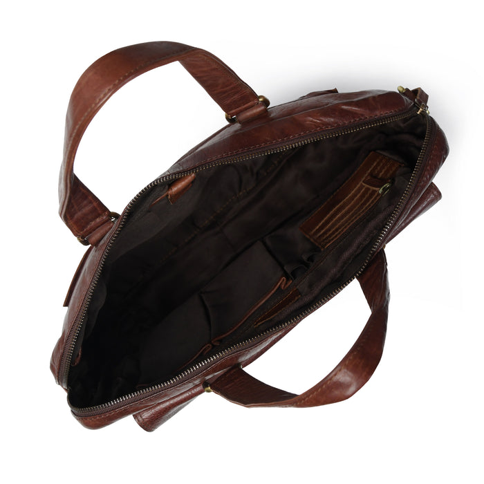 The Modern Briefcase Brown