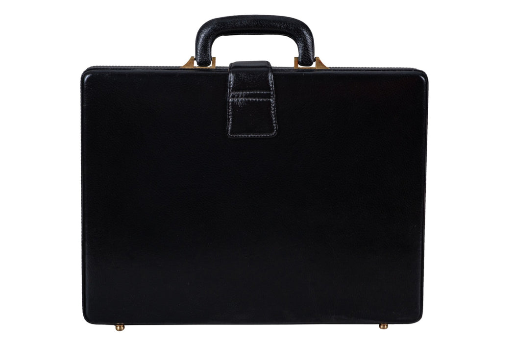 Leather Executive Men's Leather Attache Briefcase