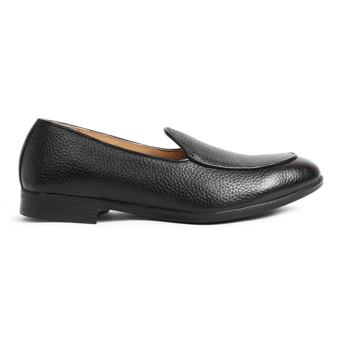 Belgian Leather Loafer Black
