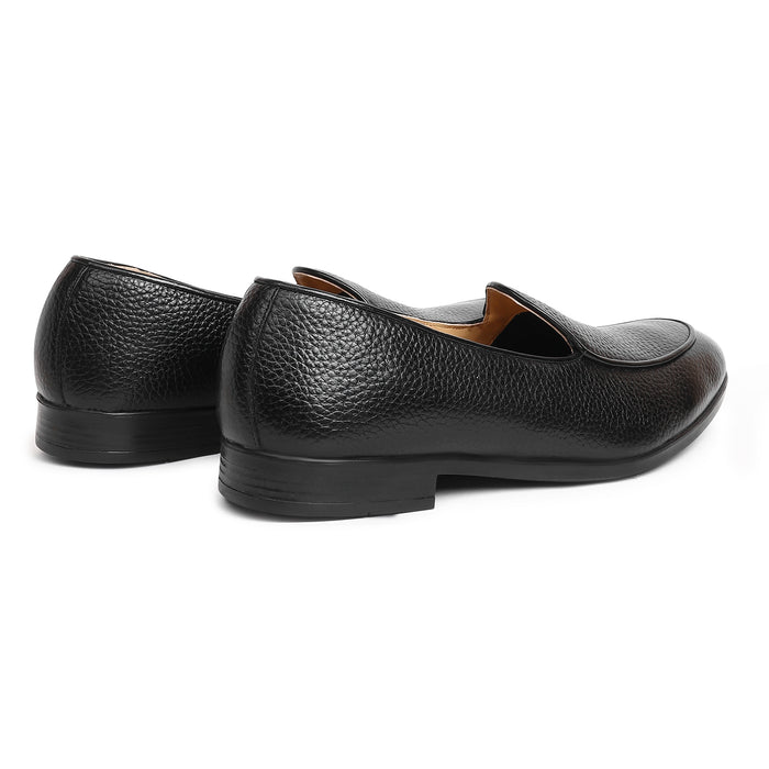 Belgian Leather Loafer Black
