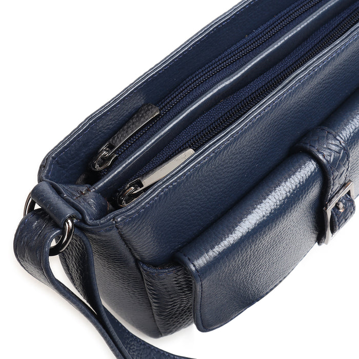 Metro Leather Crossbody Bag