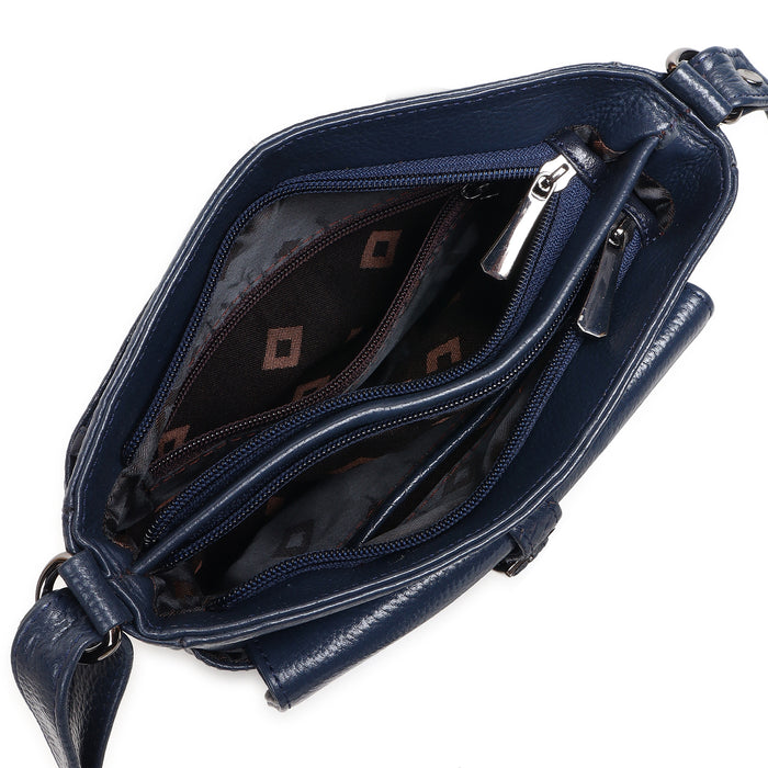 Metro Leather Crossbody Bag