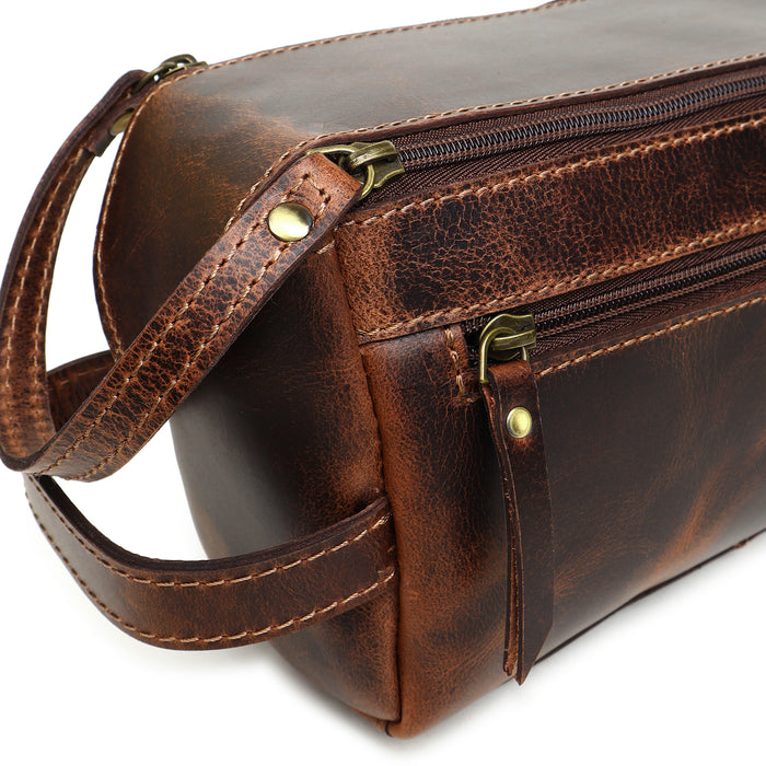 The Rustic Brown Toiletry