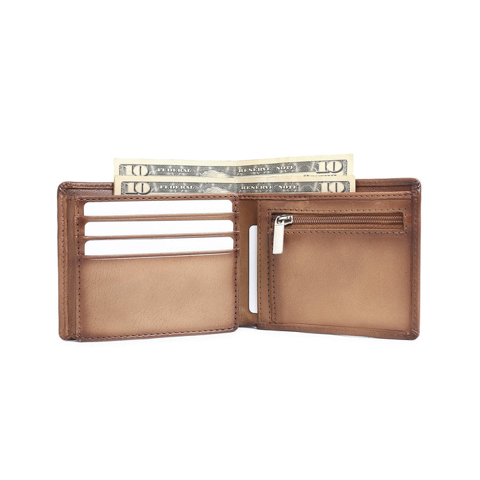Executive Premium Men's Tan Wallet - Limited Edition